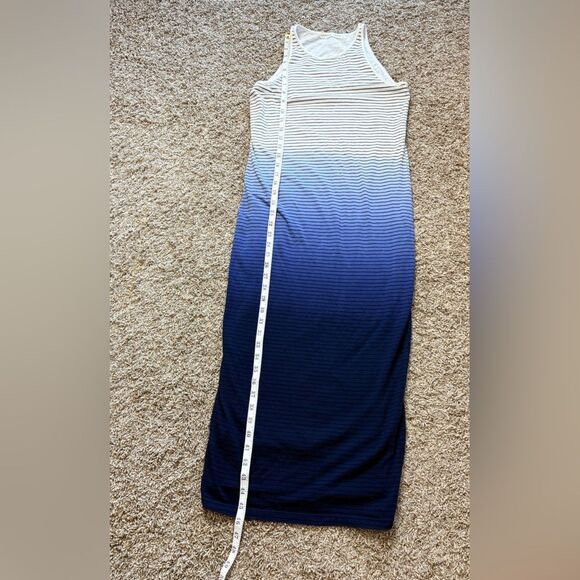 Athleta Blue Ombrie Striped Maxi Dress - Picture 3 of 5